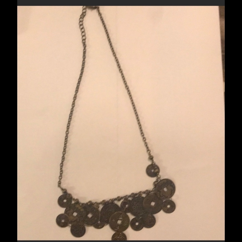 Bohemian style necklace.
